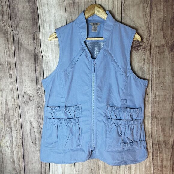 Duluth Trading Co Jackets & Blazers - Duluth Trading Company Utility Fishing Vests Blue Women’s  Size Large.